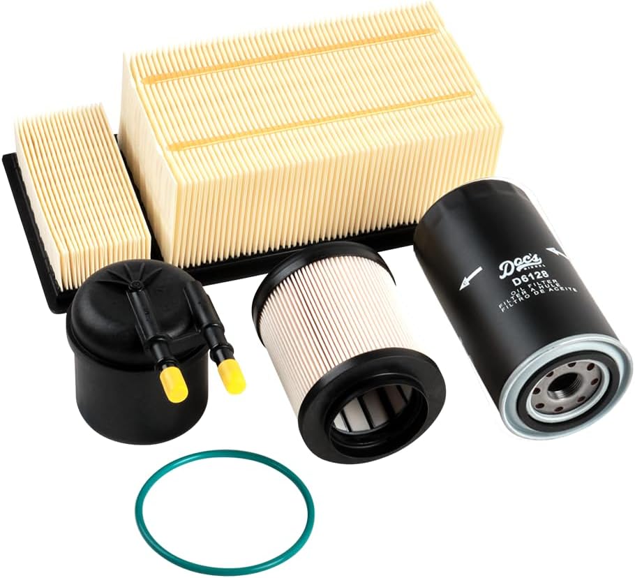 Doc's Diesel Filter Set DFD4615+D6128+DPA6109 | Compatible with Ford 6.7L Powerstroke F250, F350, F450, F550 2011-2016 | Replaces FD4615, FL2051, FA1902