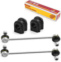 Metrix Premium Chassis Parts - 4 PC L/R Front Sway Bar Stabilizer End Link & Front Stabilizer Bar Bushing Kit Fits 07-10 Kia Magentis, 07-12 Rondo, 06-10 Optima, 07-10 Hyundai Elantra K750032 K200904