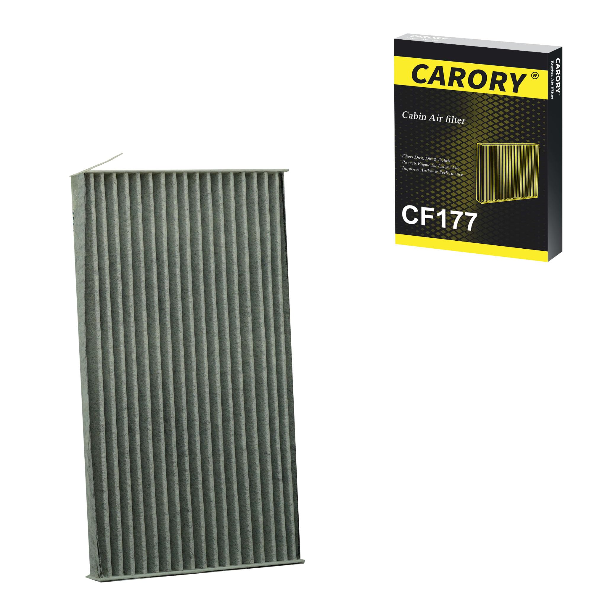Cabin Air Filter w/Activated Carbon for Toyota Camry, Corolla, RAV4, Highlander, Lexus RX350, NX300, GX460, Subaru Legacy, Outback, Jaguar F-Pace, Land Rover Discovery, Range Rover and More